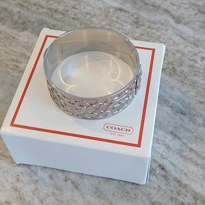 Coach Silver Bangle